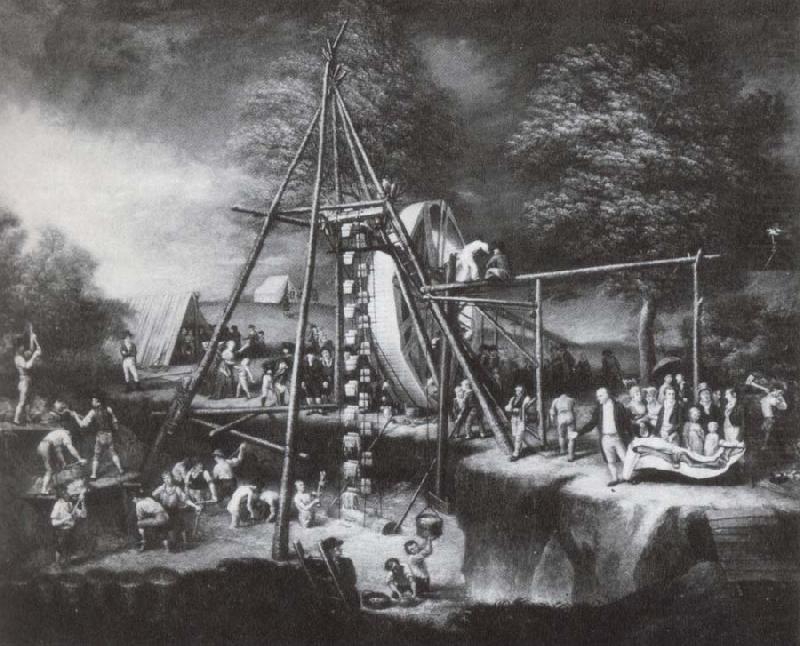 Die Ausgrabung eines Mastodon, Charles Wilson Peale